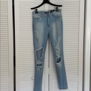 Fashion Nova Beach Bum Ripped Jeans